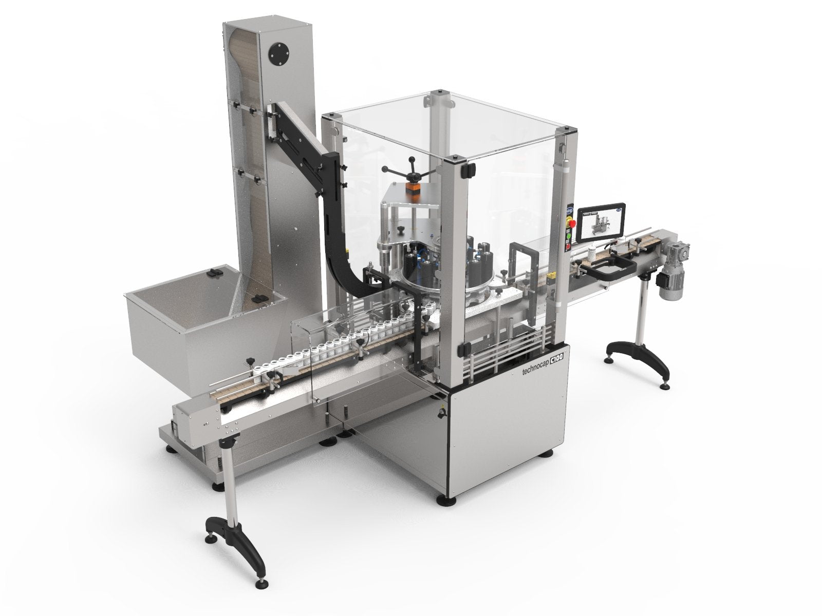 Automatic Press Capping Machine King Technocap C100 | C.E.King Limited
